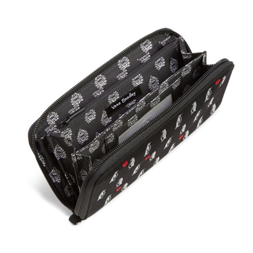VB RFID Accordion Wristlet- Black Penguins, NWT - Picture 2 of 3